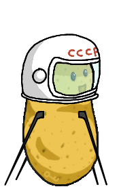 Spud-nik, the first Potato in space
(By Trinsec)
